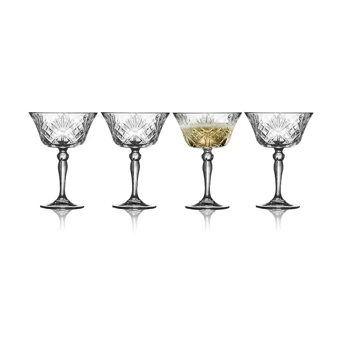 Lyngby Glas Melodia Şampanya Kadehi Seti 260 ml (4 adet)