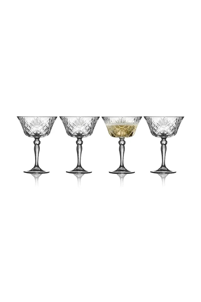Lyngby Glas Melodia Şampanya Kadehi Seti 260 ml (4 adet)