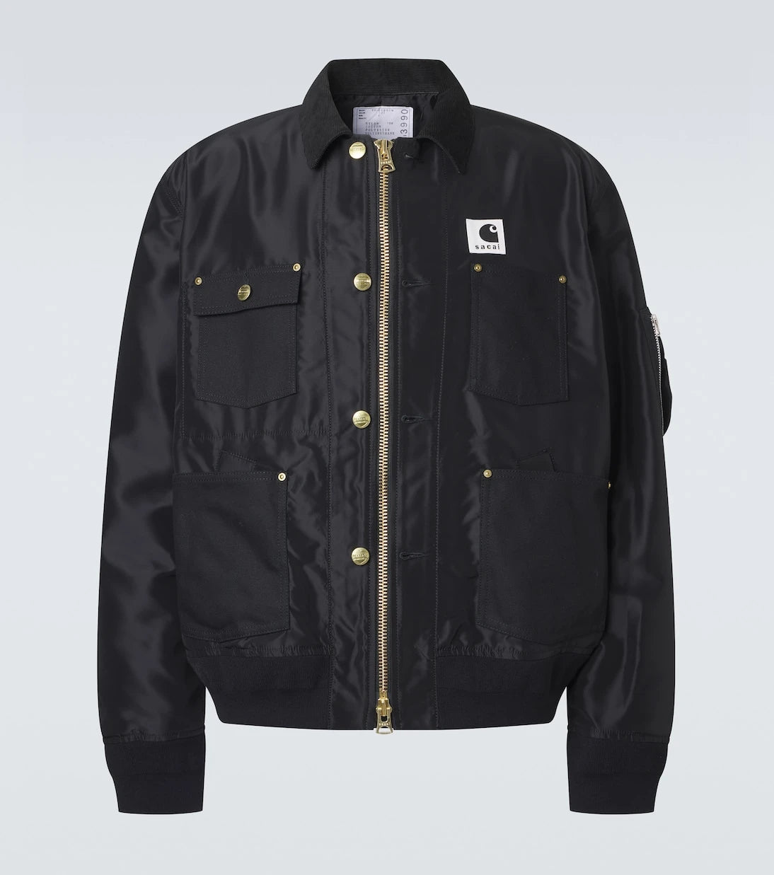 Sacai - x Carhartt corduroy-trimmed blouson jacket