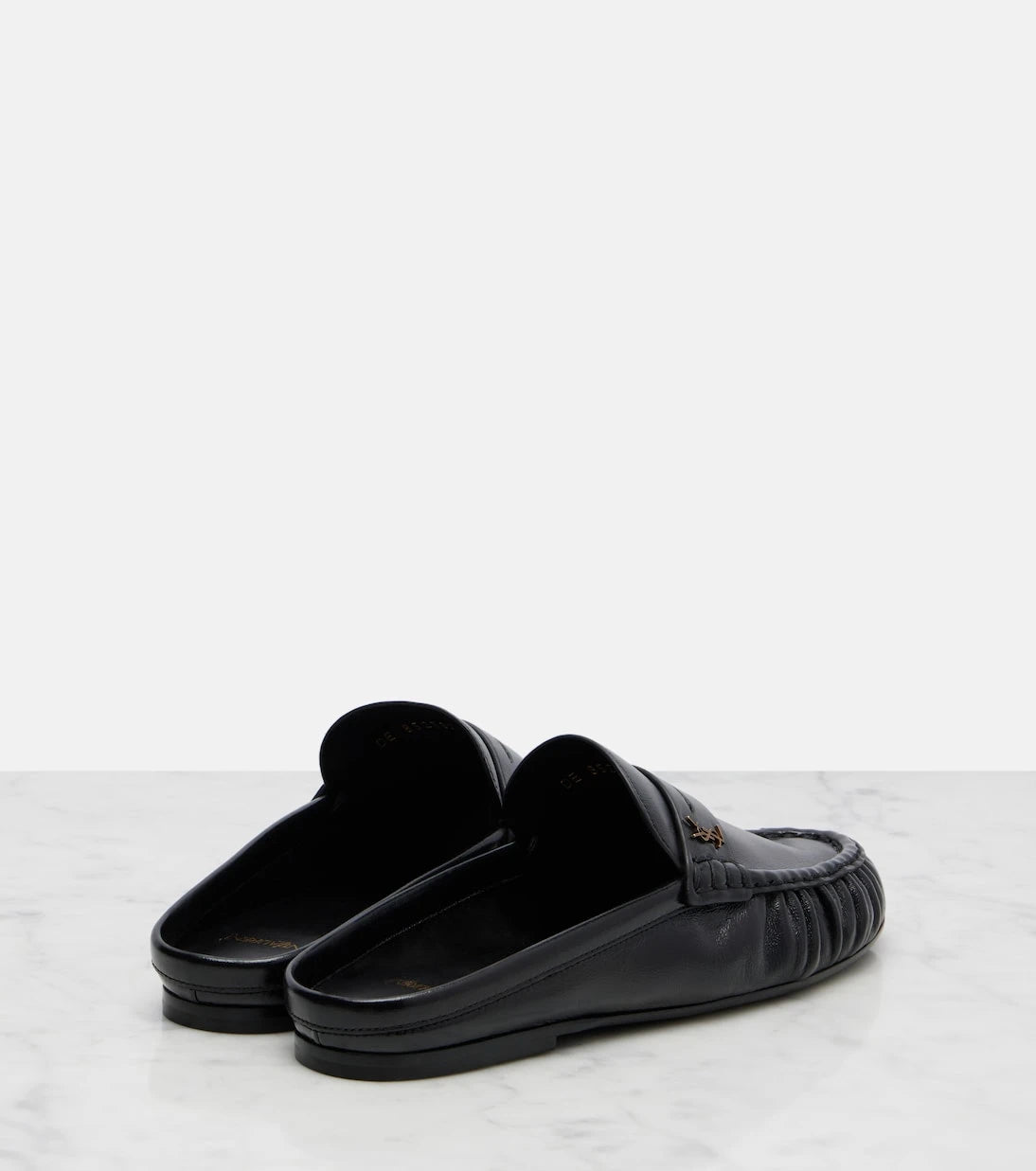 Saint Laurent - Le Loafer leather mules