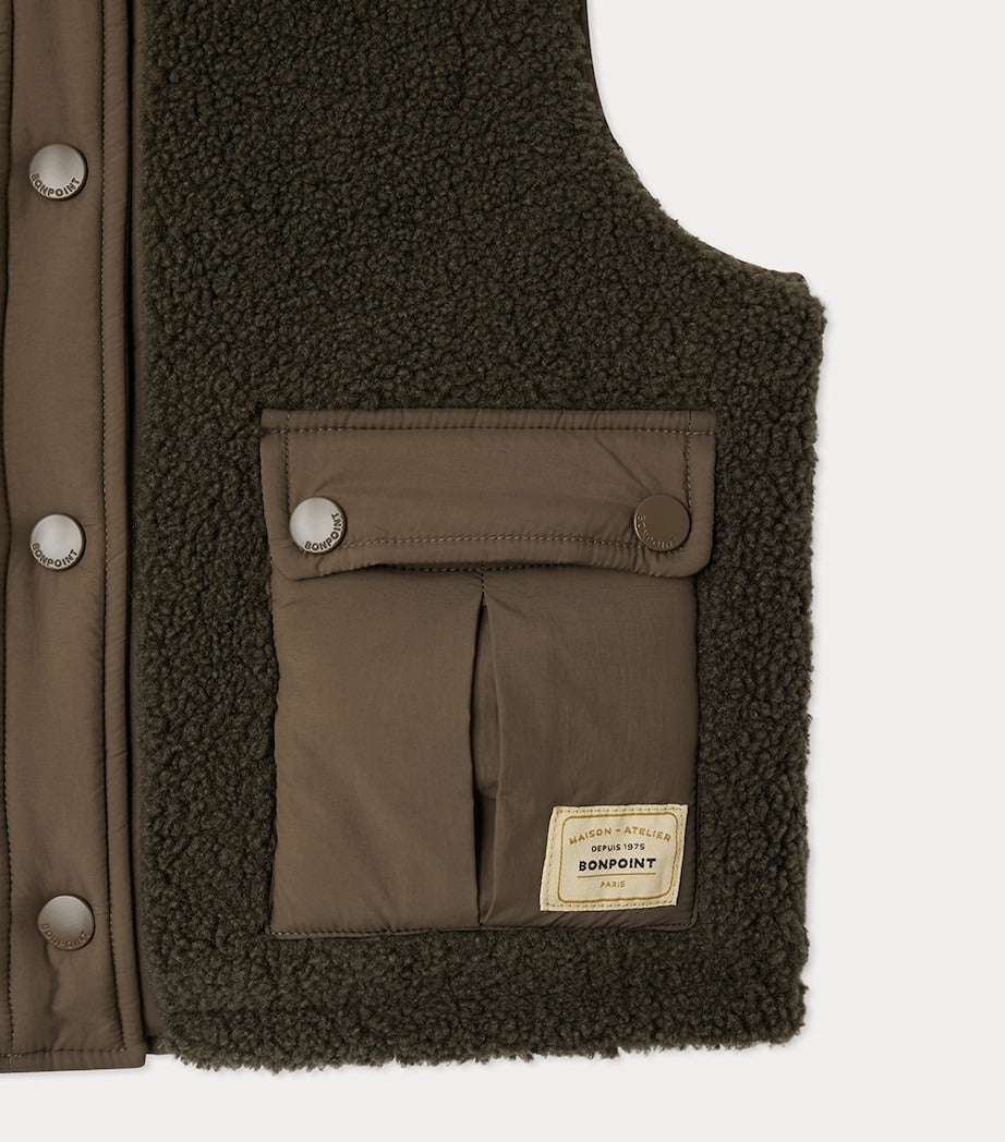 Bonpoint Faux Shearling Gilet (10-14 Years)