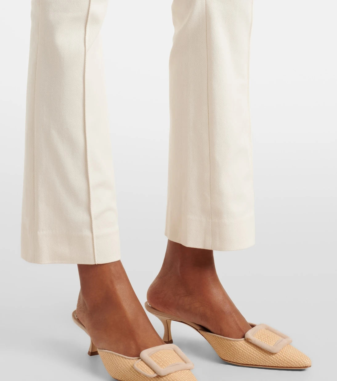 Veronica Beard - Kimra cotton-blend cropped straight pants
