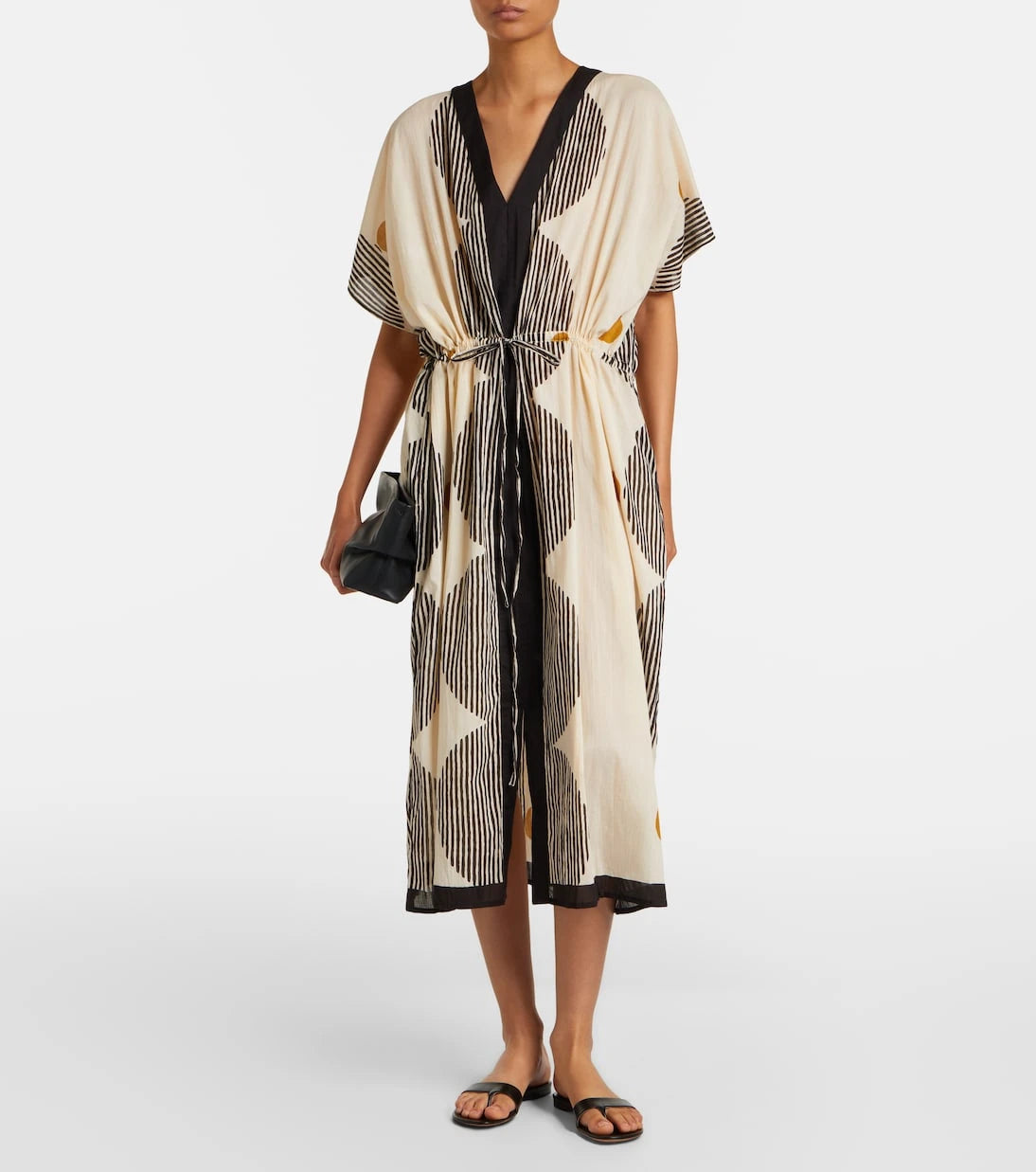 Velvet - Amira printed cotton kaftan
