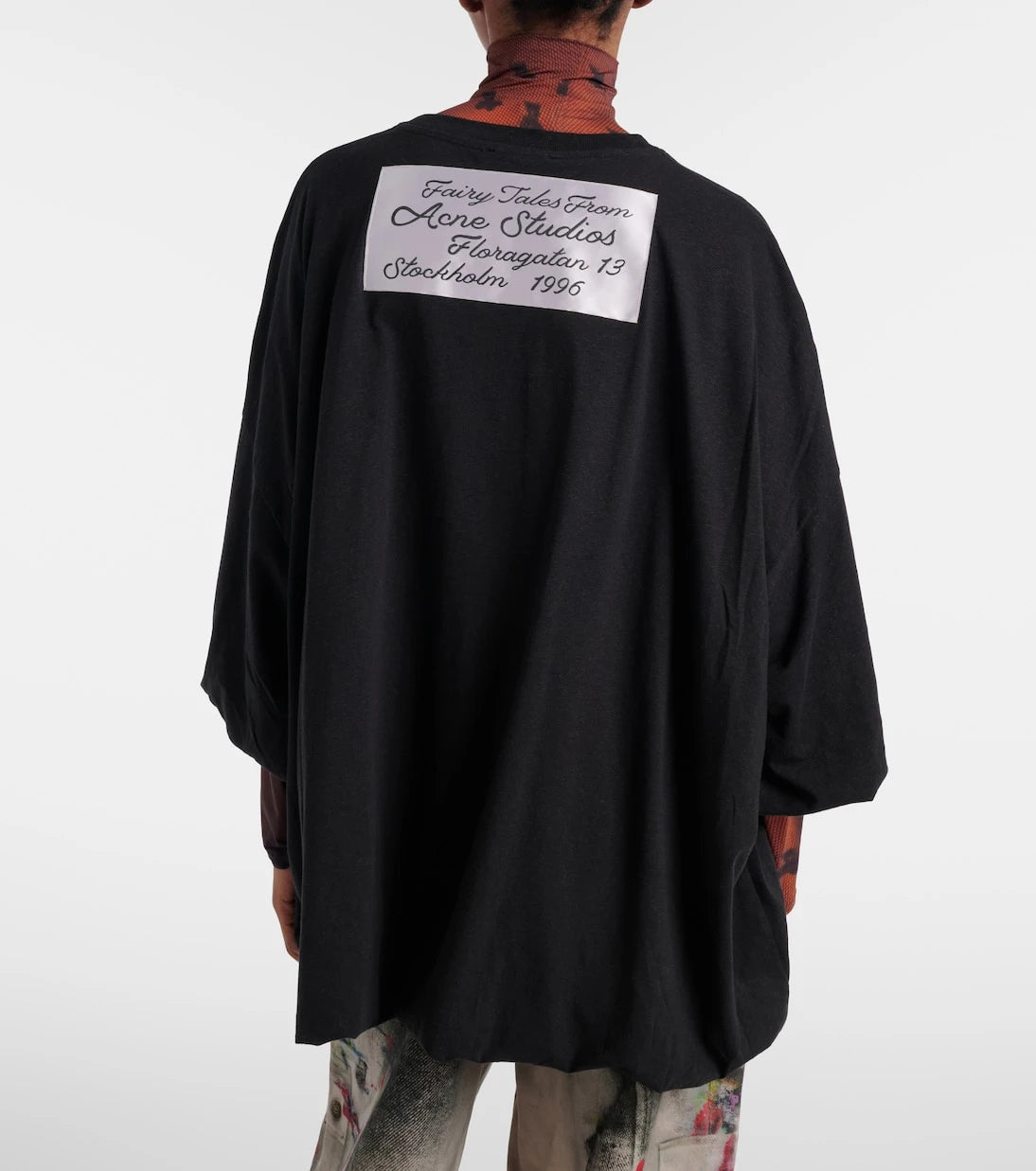 Acne Studios - Eniko logo gathered cotton-blend jersey T-shirt