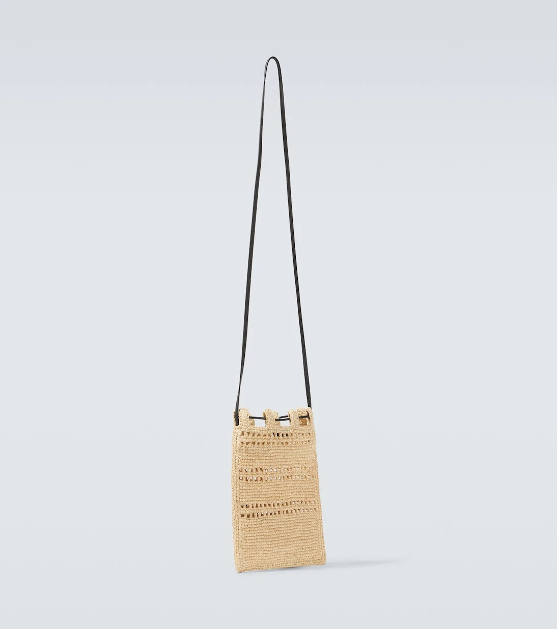 Loewe - Paula's Ibiza logo raffia crossbody bag