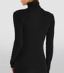 Hanro Black Silk-Cashmere Rollneck Top