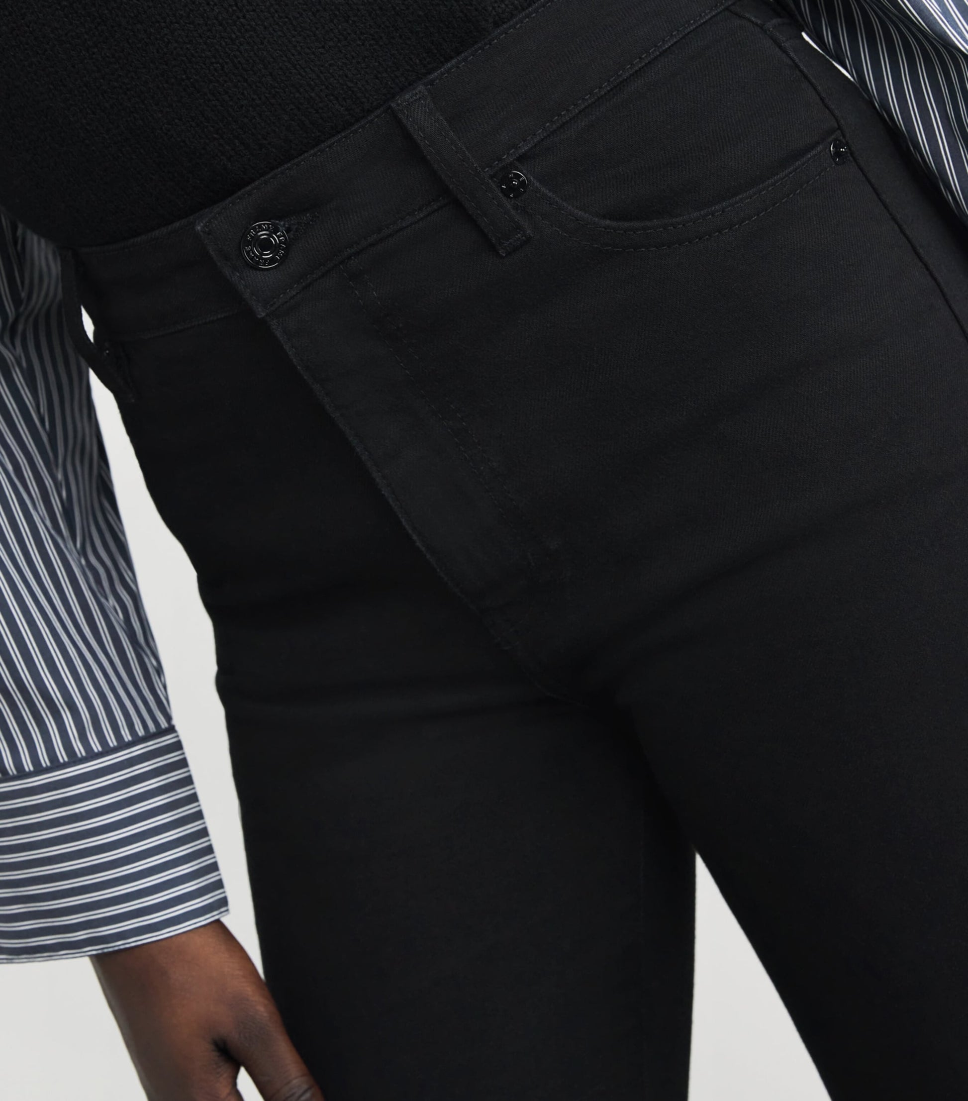 FRAME Black The Narrow Jeans