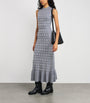 Wool-Blend Studded Maxi Dress GREY