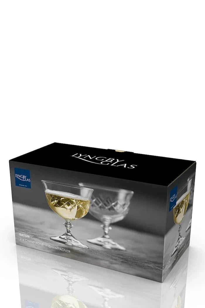 Lyngby Glas Eaton Şampanya Kadehi Seti 280 ml (2 Parça)