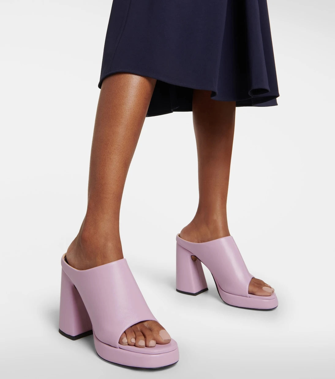 Proenza Schouler - Forma leather platform mules