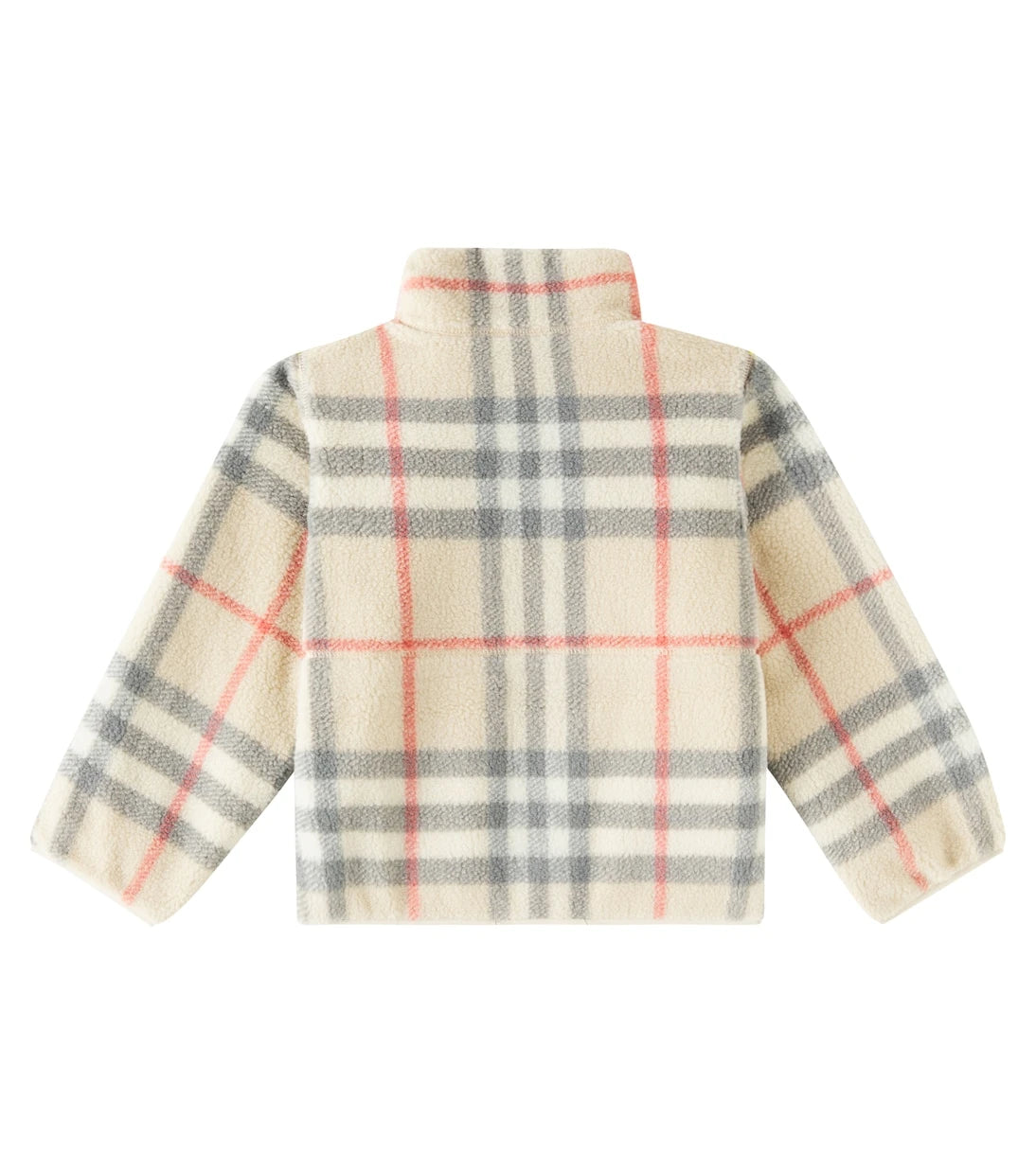 Burberry Kids - جاكيت بربري كاروهات من الصوف الجاكار