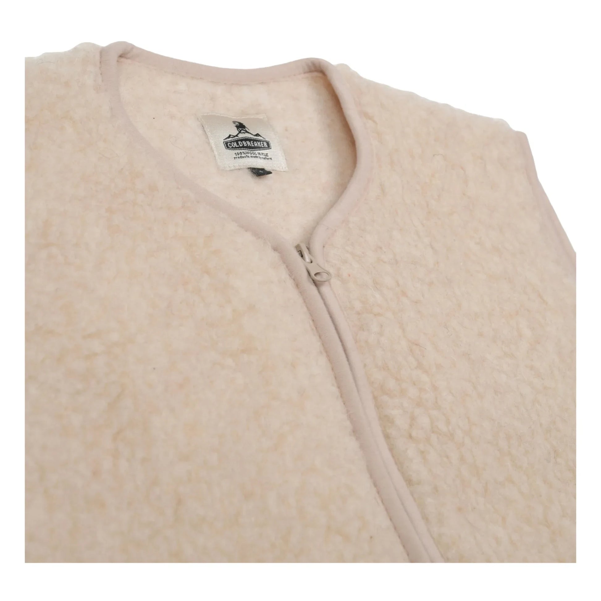 Coldbreaker - Pepitko Sleeveless Jacket | Beige