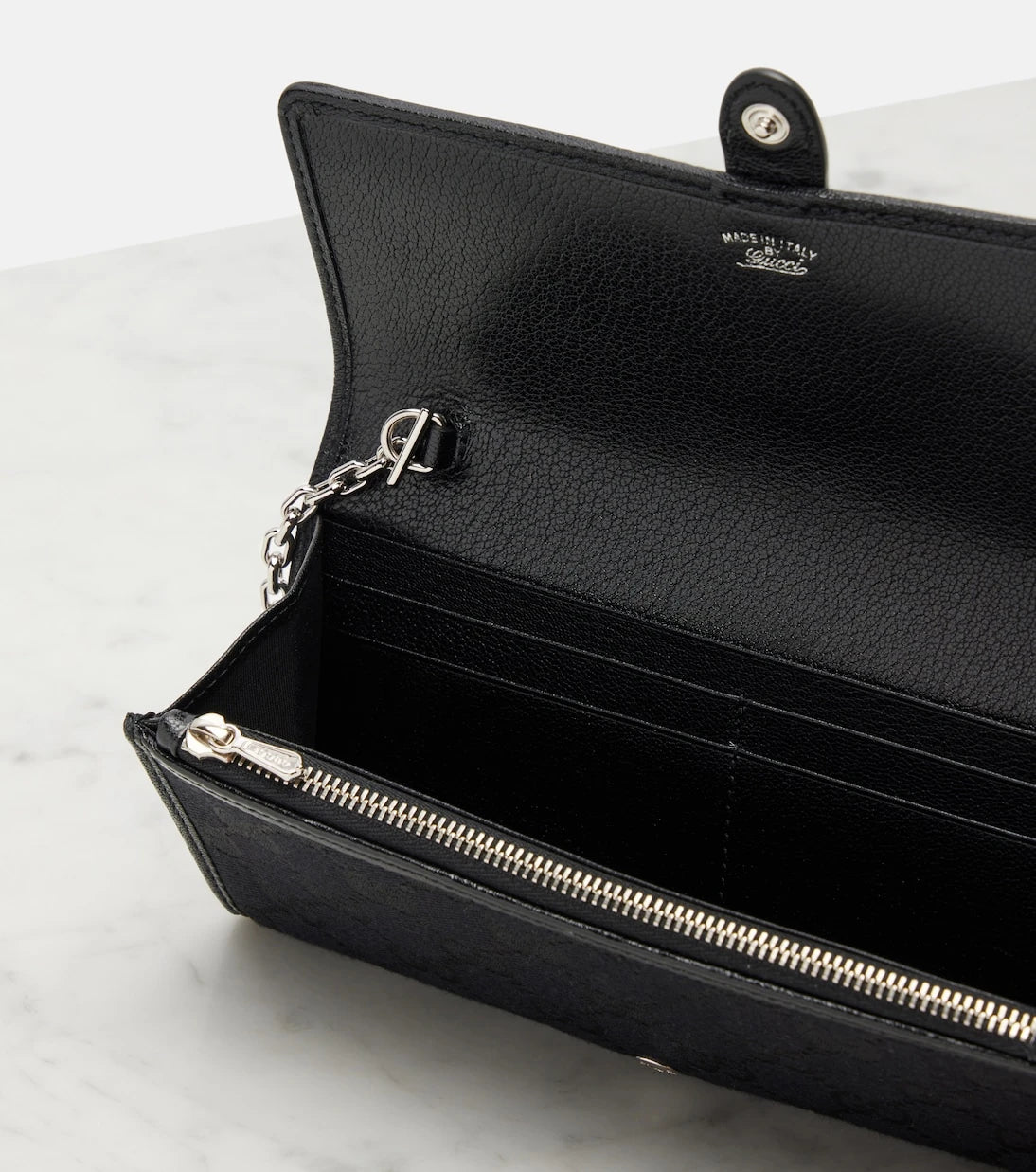 Gucci - Gucci Jackie GG Canvas clutch