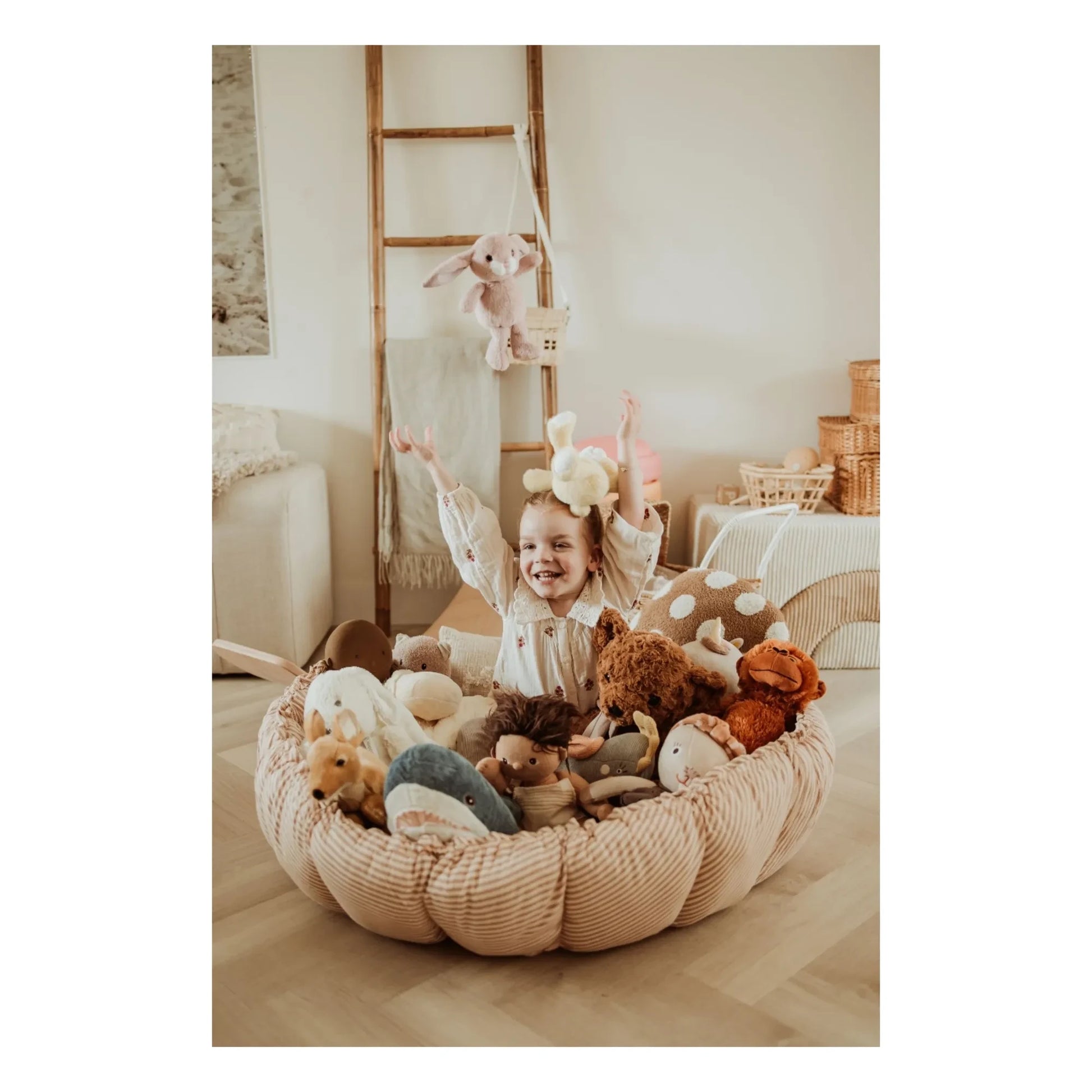 Play and Go - Coco playmat - Stripes | Ochre