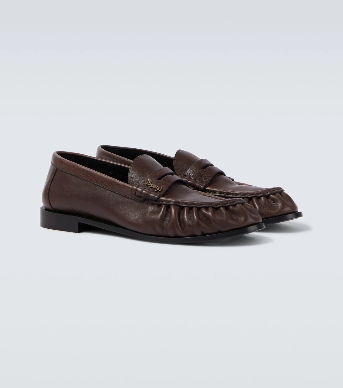 Saint Laurent - Le Loafer Supple leather penny loafers