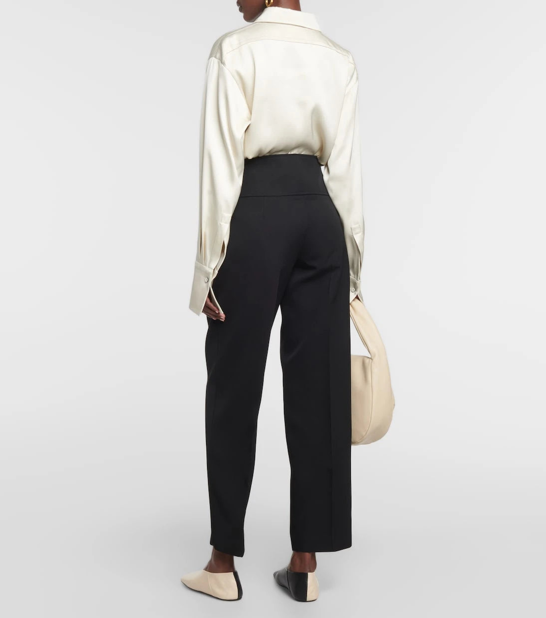 Jil Sander - High-rise wool wide-leg pants