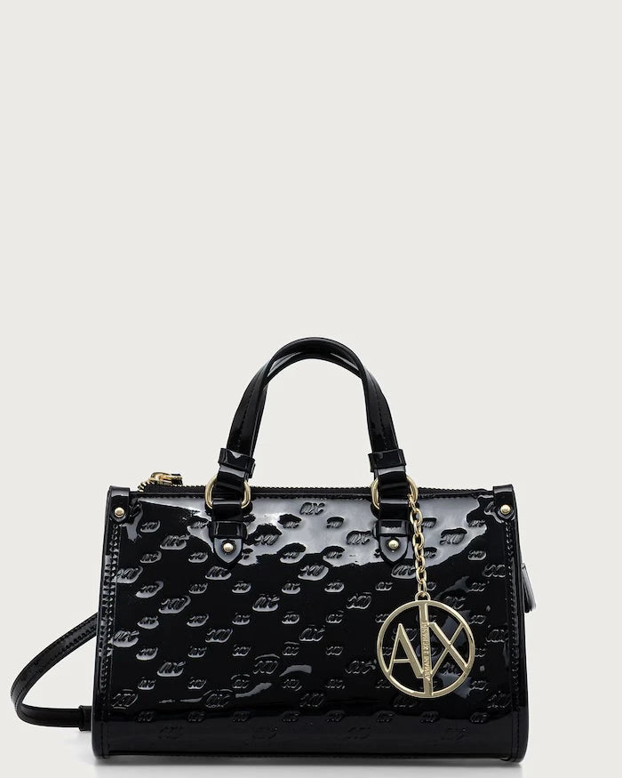 Armani Exchange kadın suni deri crossbody çanta