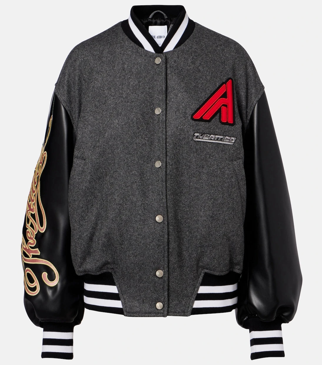 The Attico - Wool-blend varsity jacket