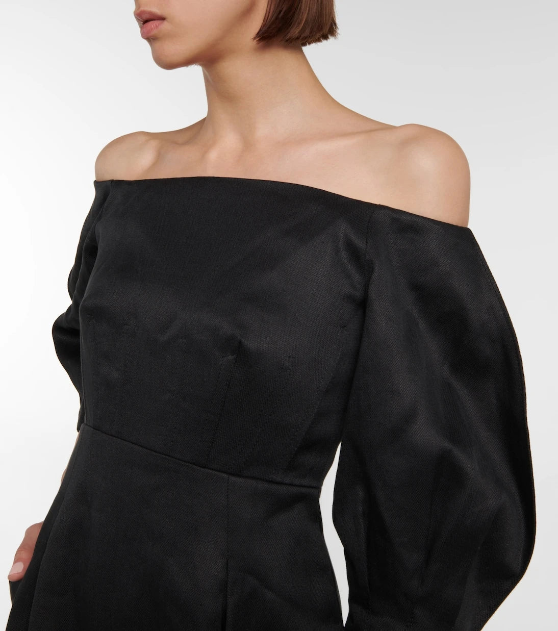 Gabriela Hearst - Majano off-shoulder midi dress