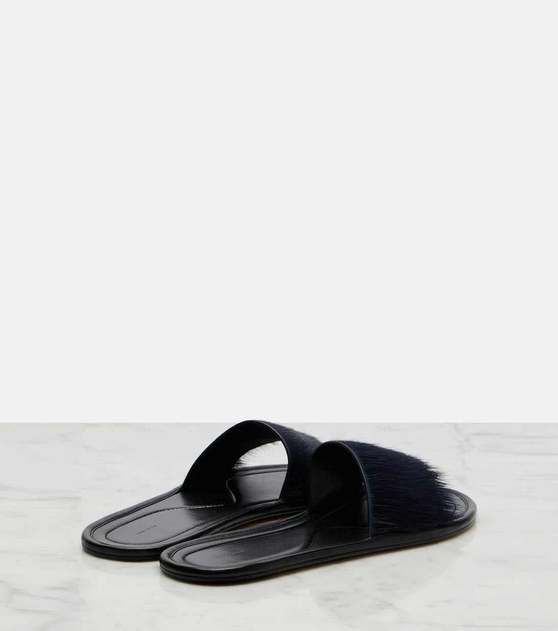 The Row - Malick calf hair slides