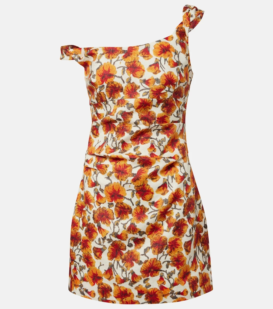 SIR - Jara floral linen minidress