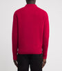 Barbour Red Wool Grangetown Sweater