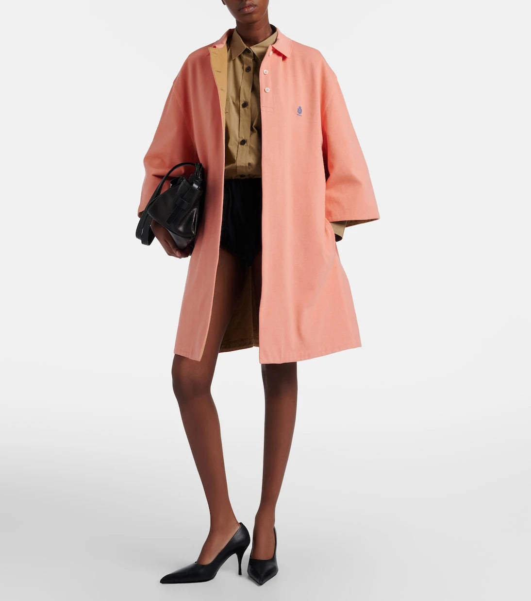 Prada - Cotton piqué coat