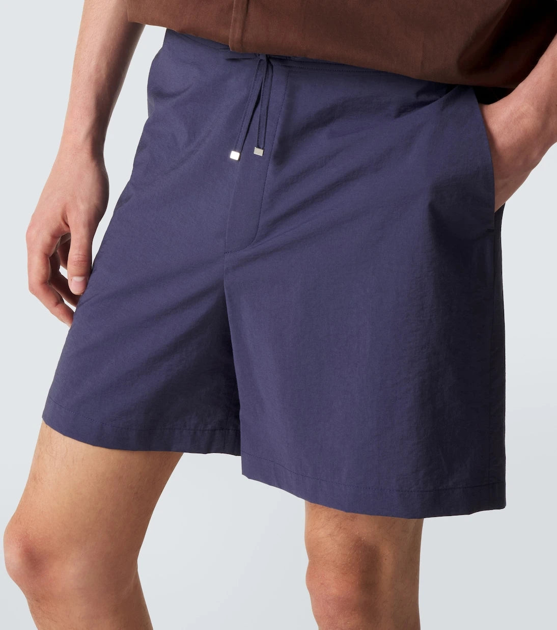 Loewe - Paula's Ibiza cotton-blend poplin shorts