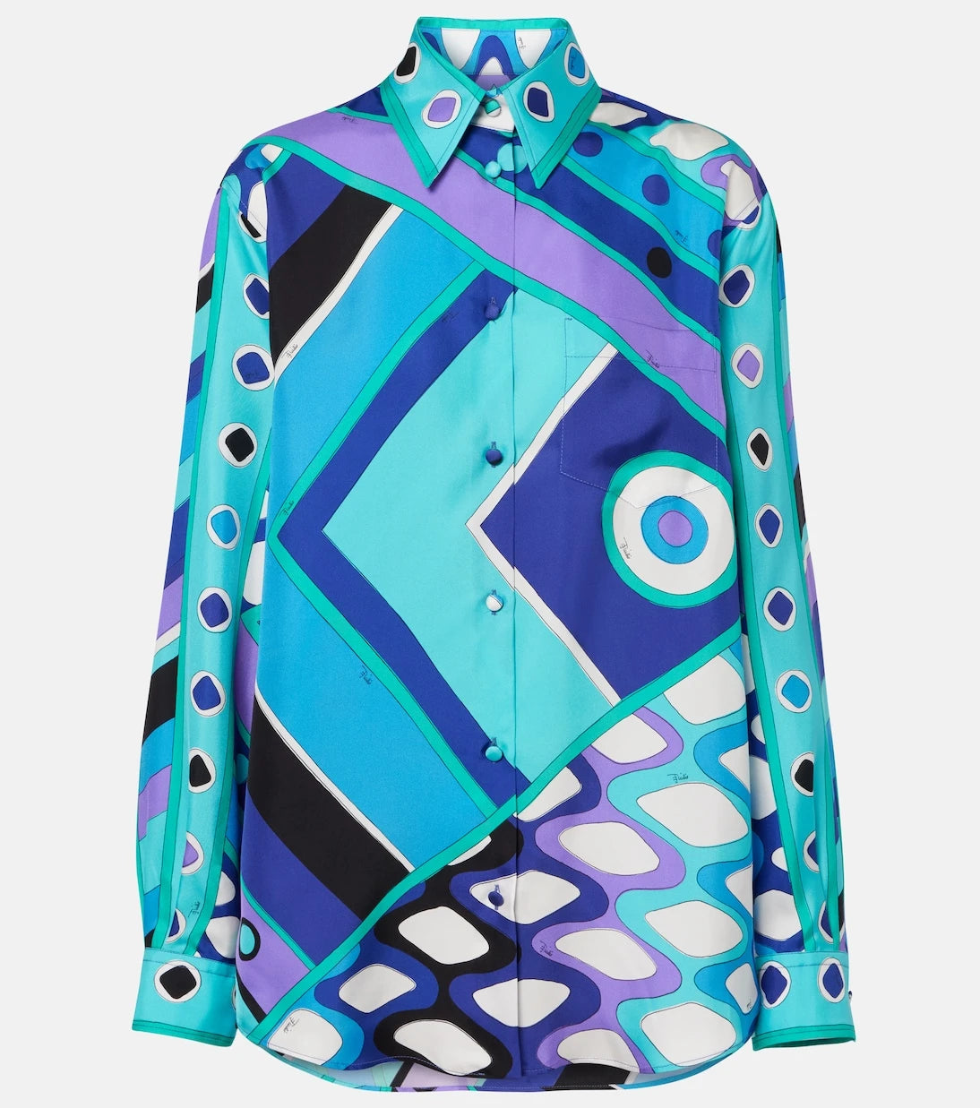 Pucci - Vivara silk twill shirt