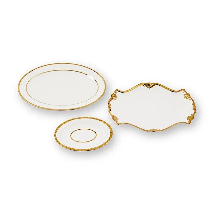 POLSPOTTEN Golden Finds Tabak Seti (3 Parça)