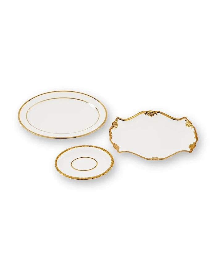 POLSPOTTEN Golden Finds Tabak Seti (3 Parça)