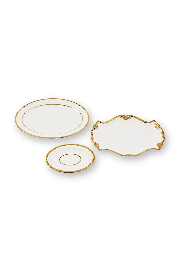 POLSPOTTEN Golden Finds Tabak Seti (3 Parça)