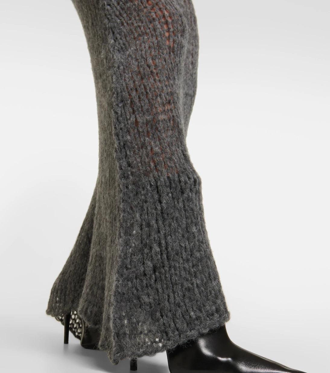 Ann Demeulemeester - Halterneck alpaca-blend maxi dress