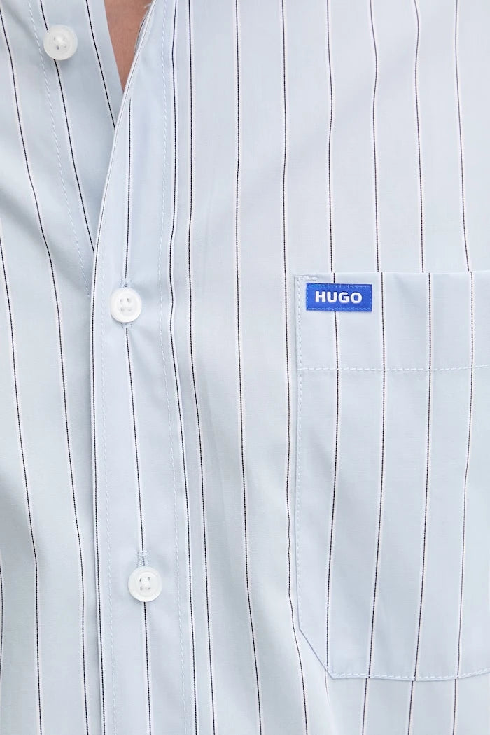 HUGO Blue erkek pamuklu gömlek Ebalto