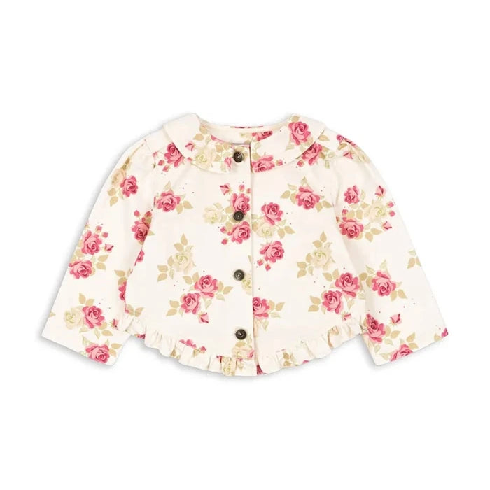 Детско дънково яке Konges Sløjd MAGOT FRILL JACKET GOTS