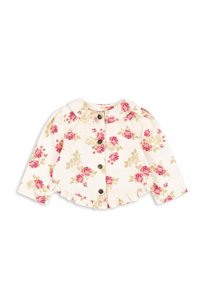 Детско дънково яке Konges Sløjd MAGOT FRILL JACKET GOTS