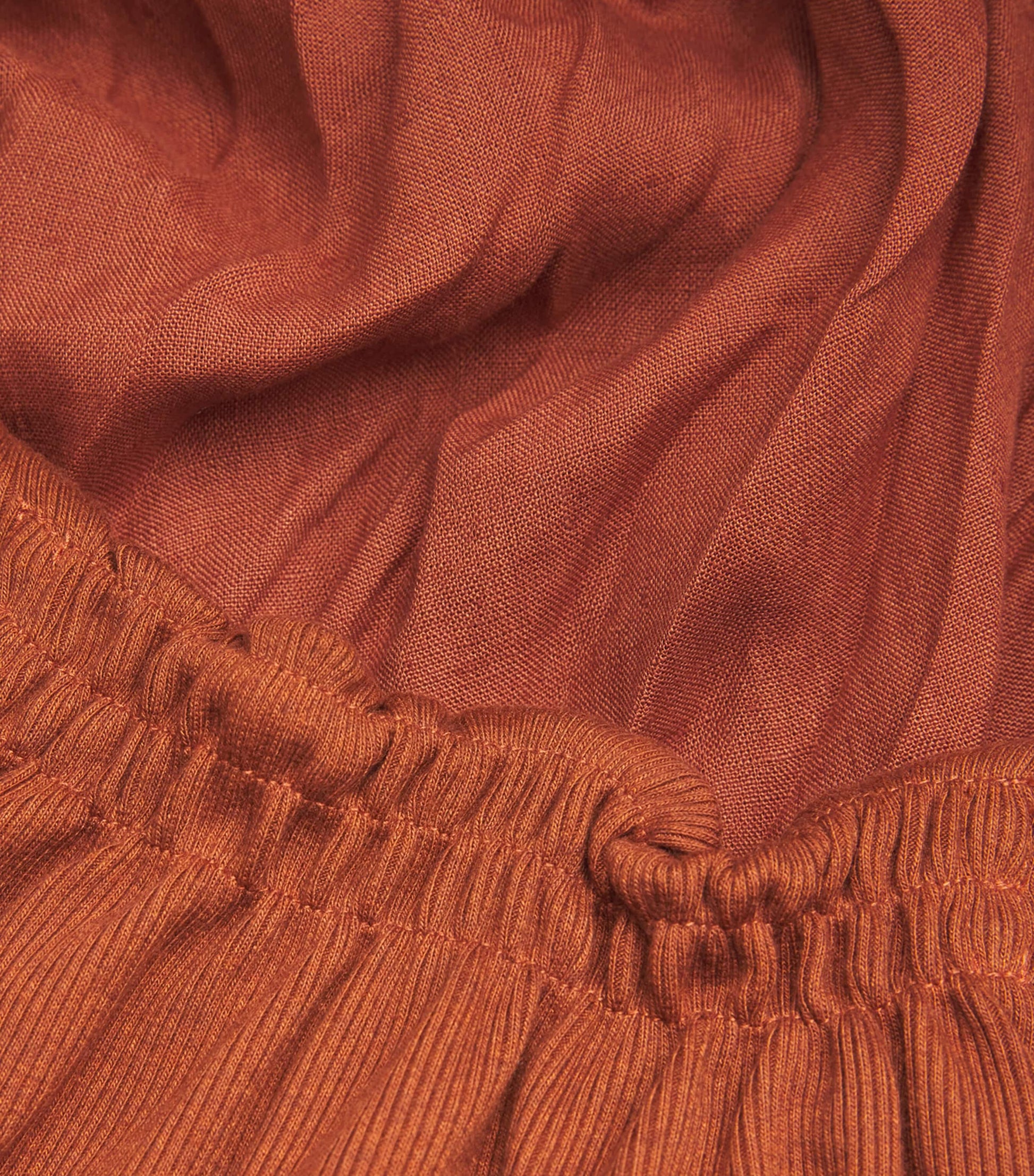 Johanna Ortiz Brown Light and Sound Hybrid Maxi Skirt