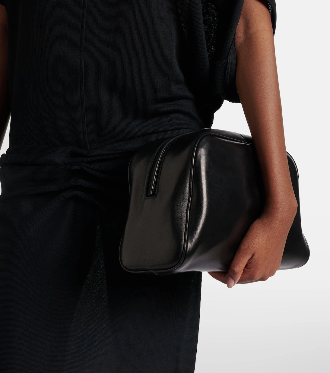 The Row - Leila Small leather clutch