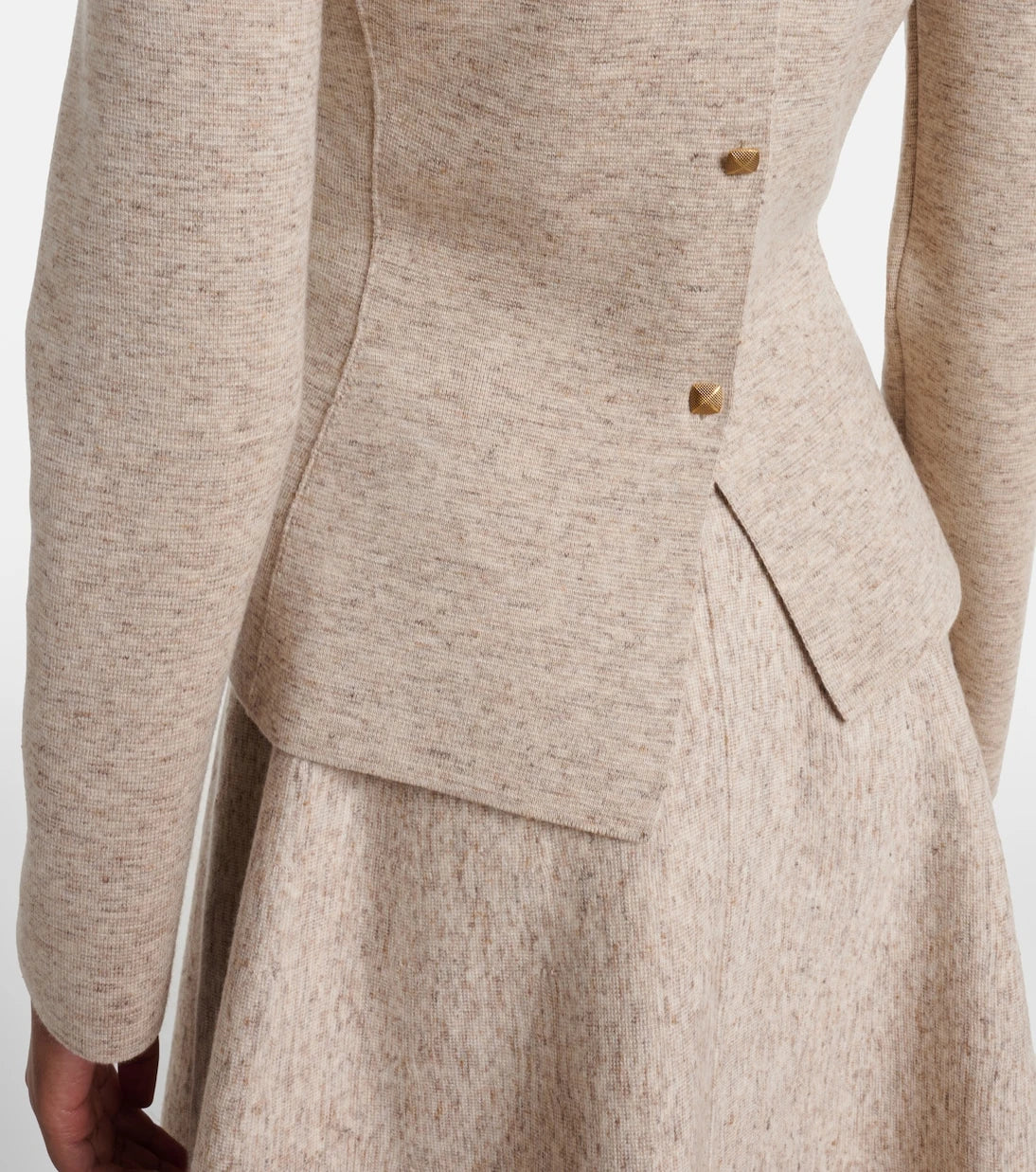 Loro Piana - سترة كارديجان من مزيج الكشمير والصوف والكتان طراز Willow