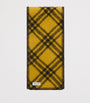 Burberry Brown Wool Check Scarf