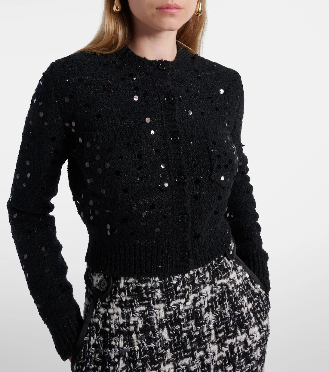 Dolce&Gabbana - Sequined wool-blend cardigan