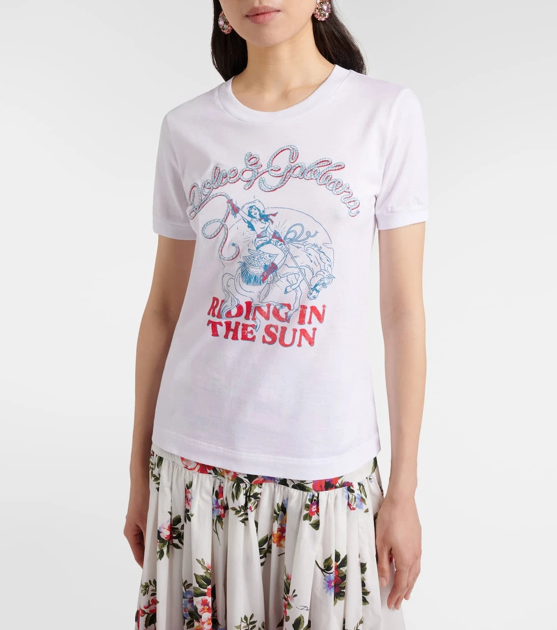 Dolce&Gabbana - Printed cotton jersey T-shirt