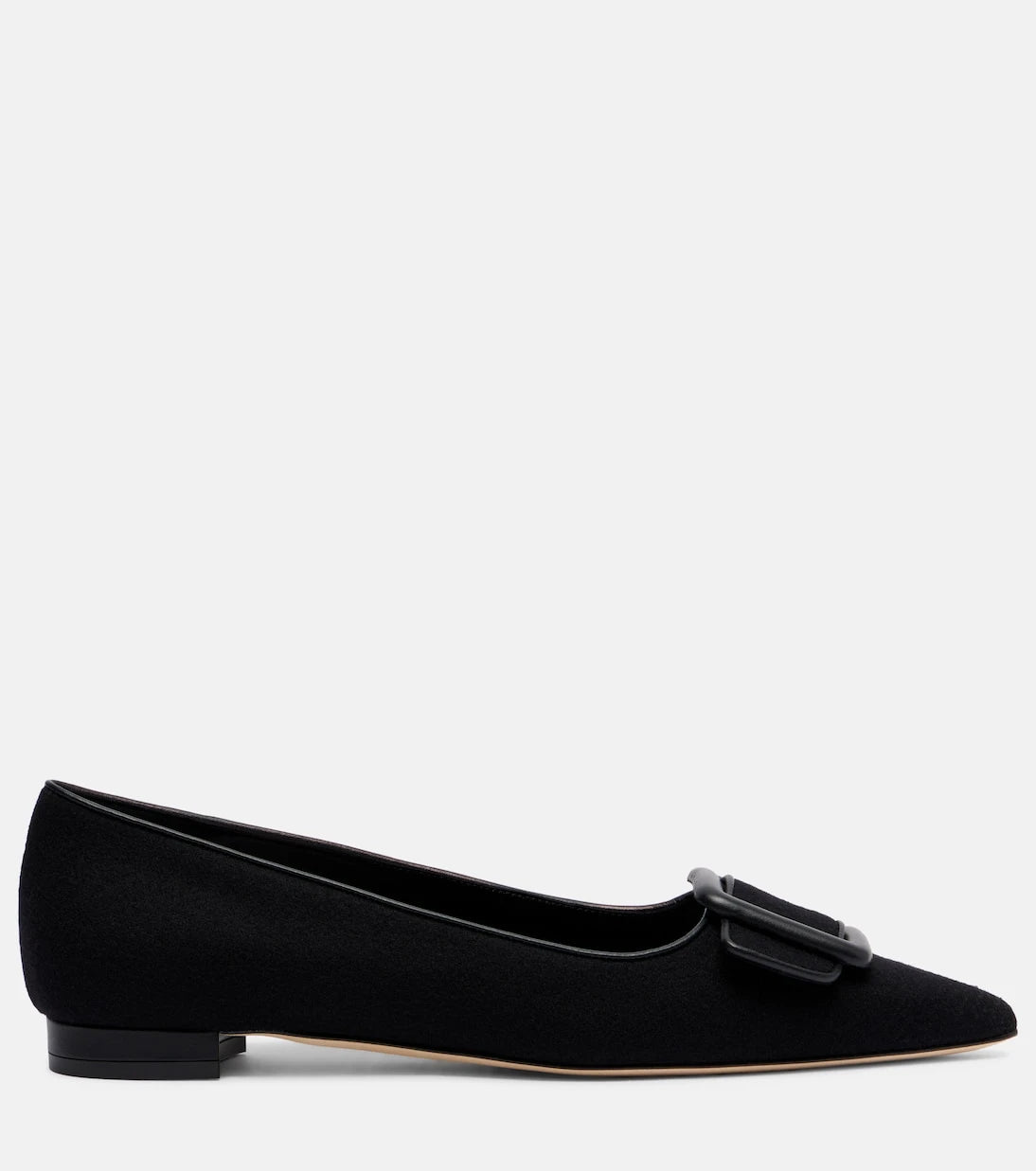 Manolo Blahnik - Maysale buckled ballet flats