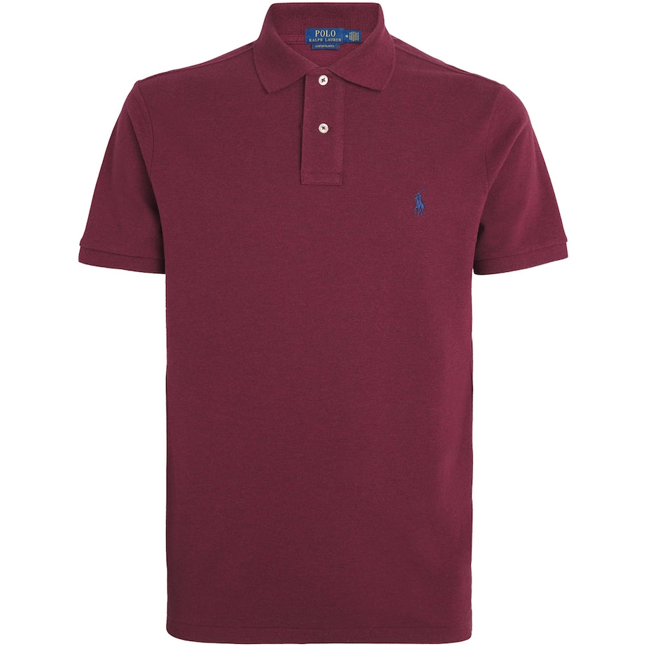 Cotton Mesh Slim Fit Polo Shirt