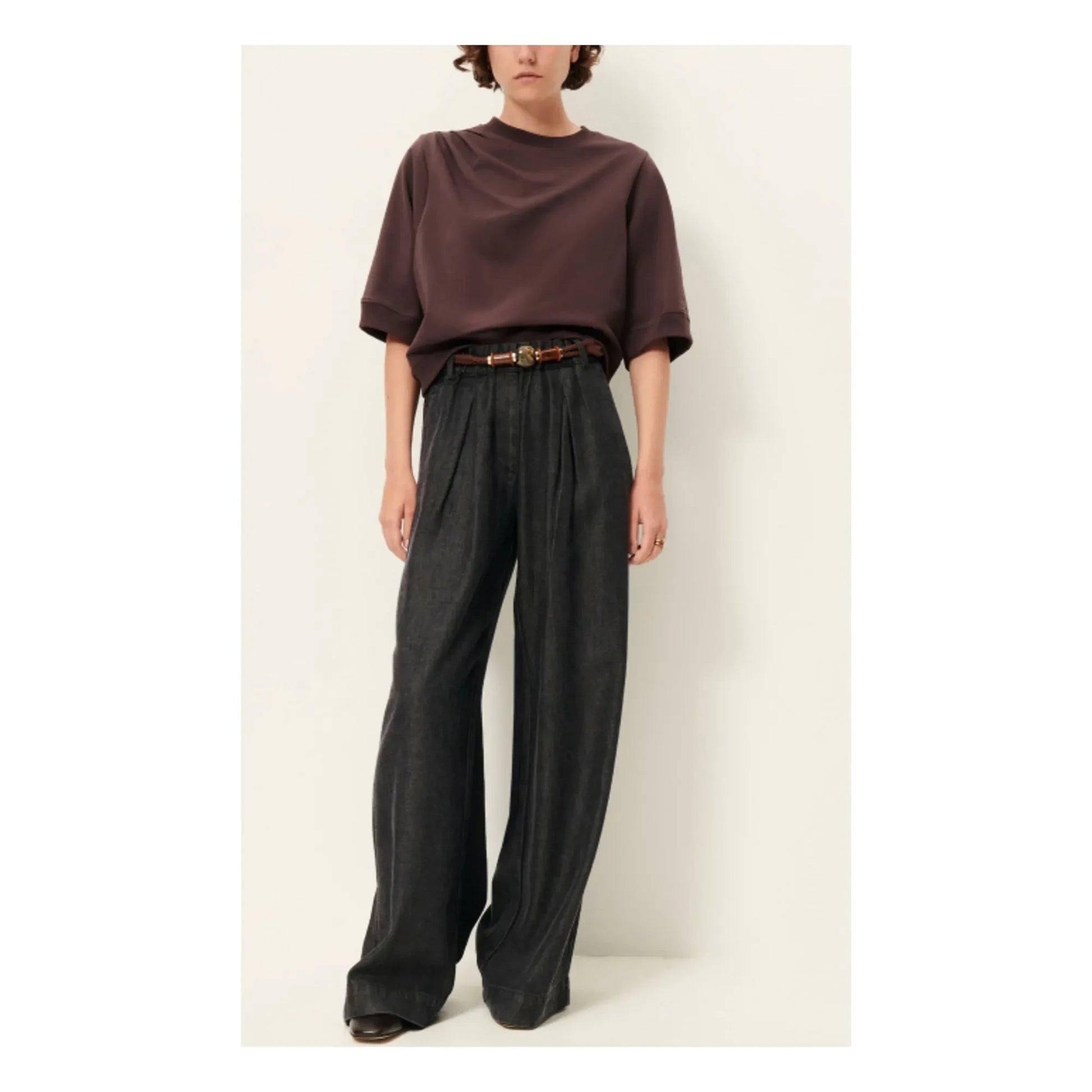 Sessùn - Pova T-shirt | Brown