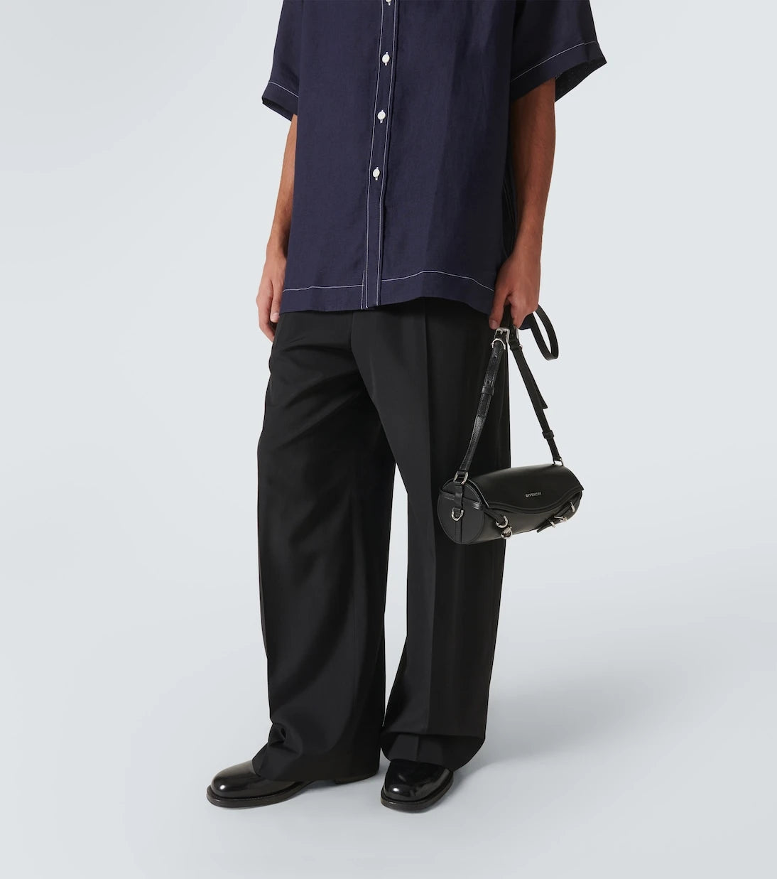 Givenchy - Voyou Roller leather shoulder bag