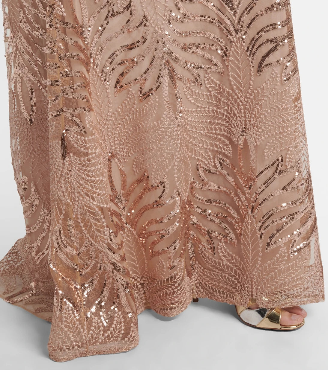 Elie Saab - Embroidered sequined tulle gown