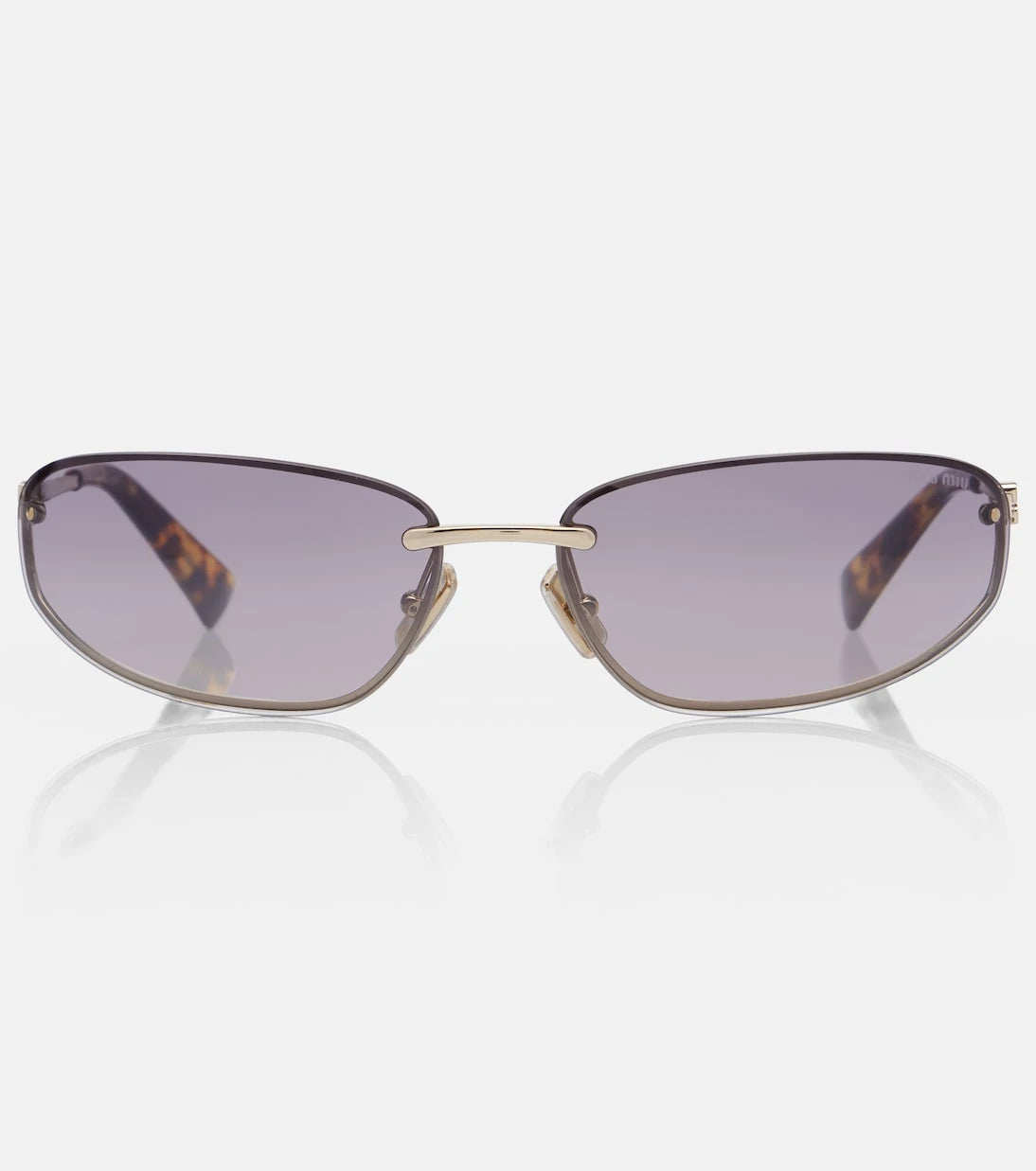 Miu Miu - Miu Nocturne oval sunglasses
