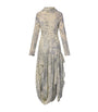 LOUIS VUITTON Multi Metallic-Silk Ballet Maxi Dress