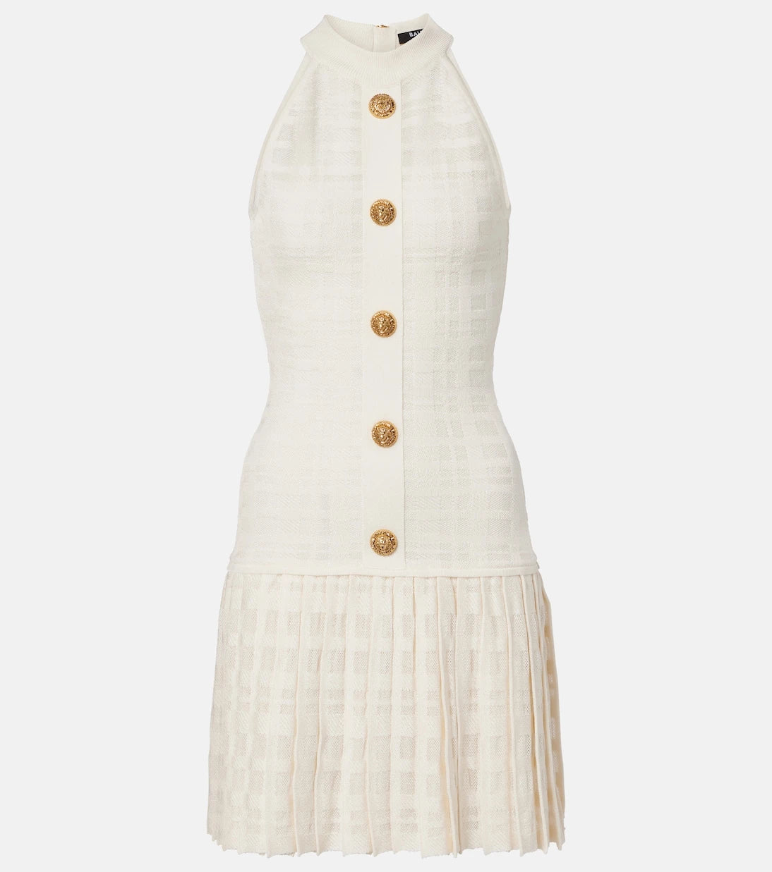 Balmain - Checked minidress